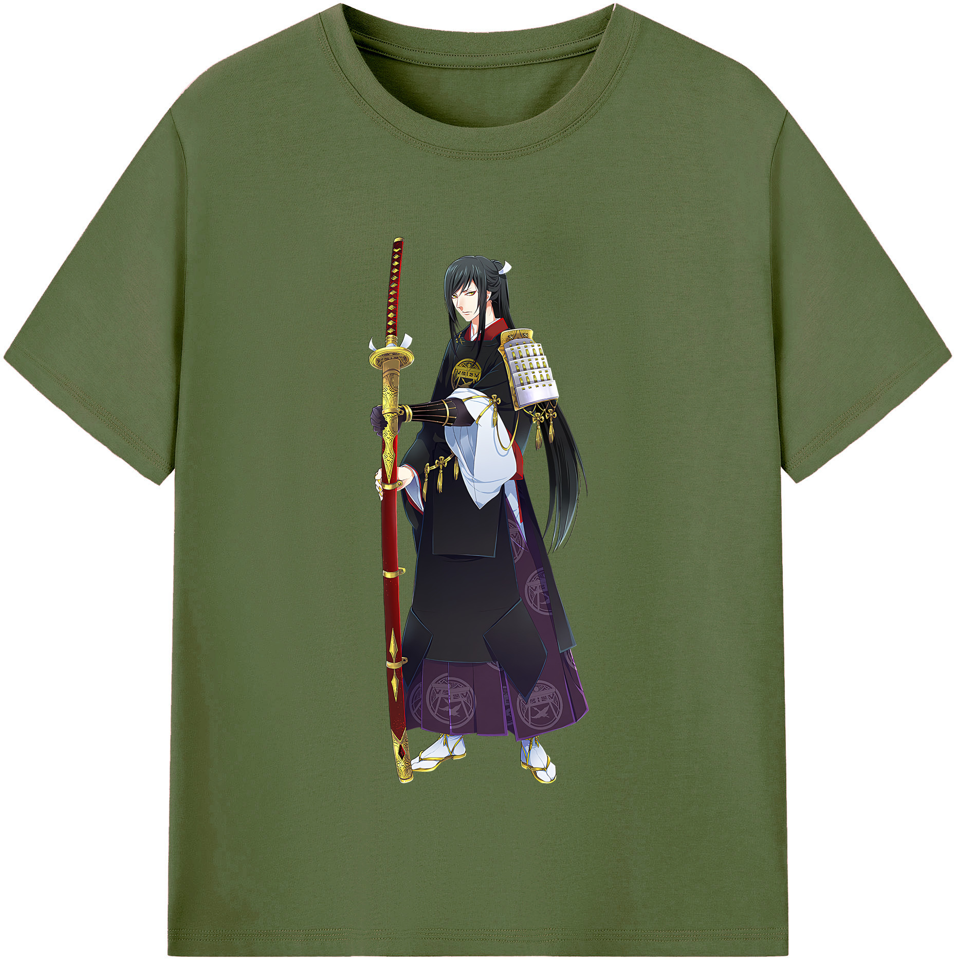 （画像用） 刀剣乱舞 Touken Ranbu 綿100％半袖Tシャツ（フロントプリント）